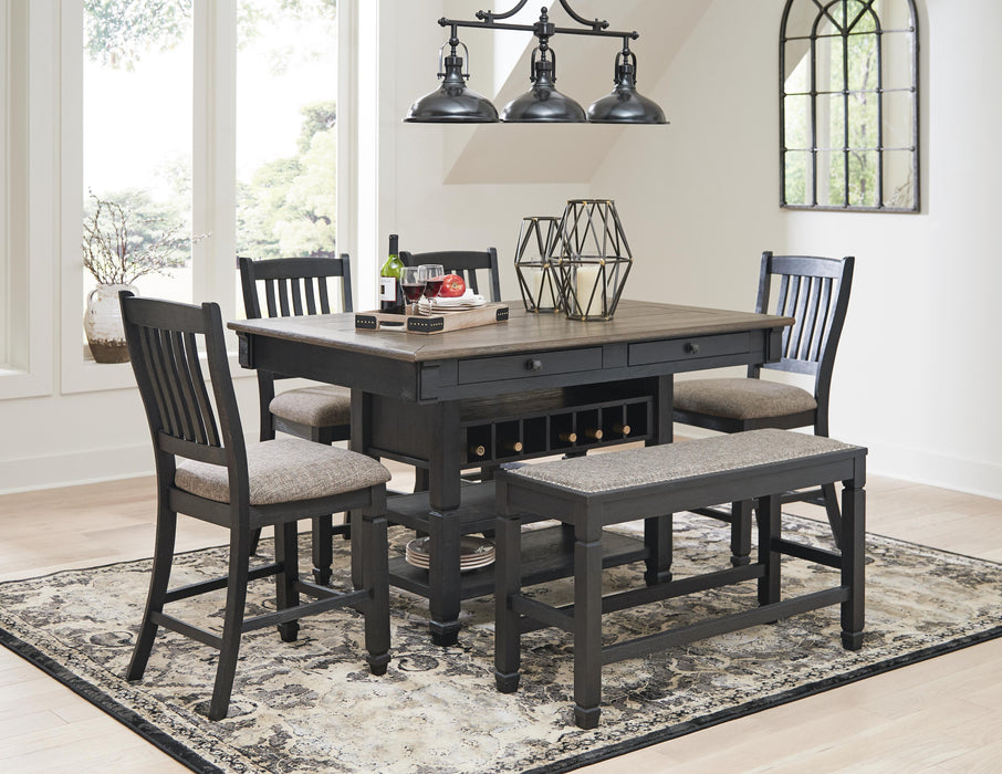 Tyler Creek Counter Height Dining Set - MI Hometown Furnishings (MI)*