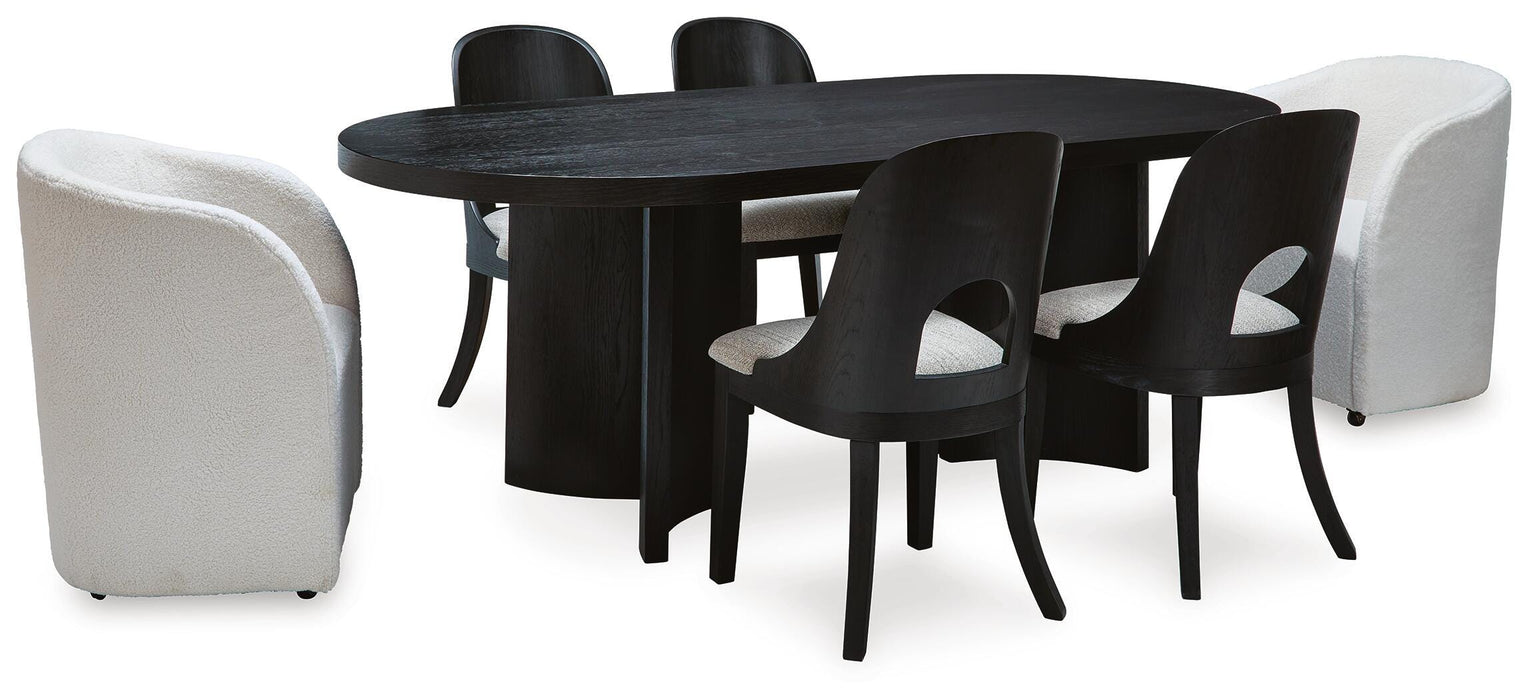 Rowanbeck Dining Package - MI Hometown Furnishings (MI)*