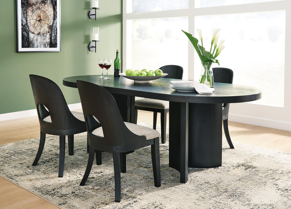 Rowanbeck Dining Package - MI Hometown Furnishings (MI)*