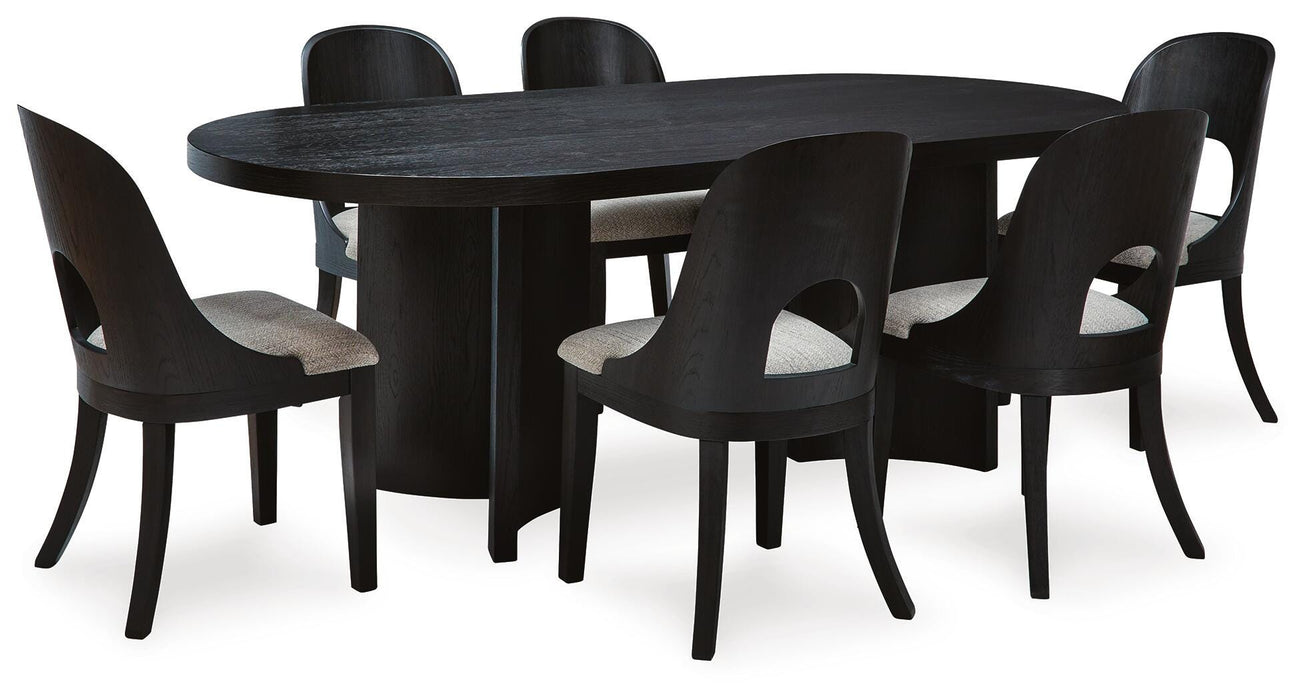 Rowanbeck Dining Package - MI Hometown Furnishings (MI)*