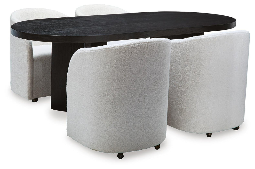 Rowanbeck Dining Package - MI Hometown Furnishings (MI)*
