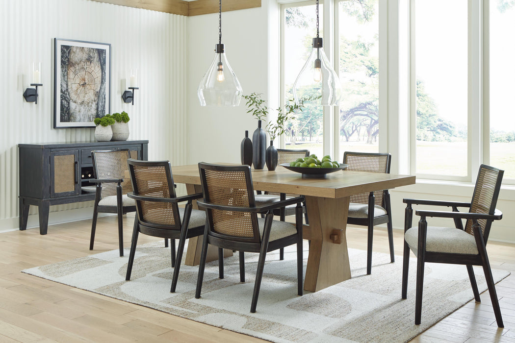 Galliden Dining Arm Chair - MI Hometown Furnishings (MI)*