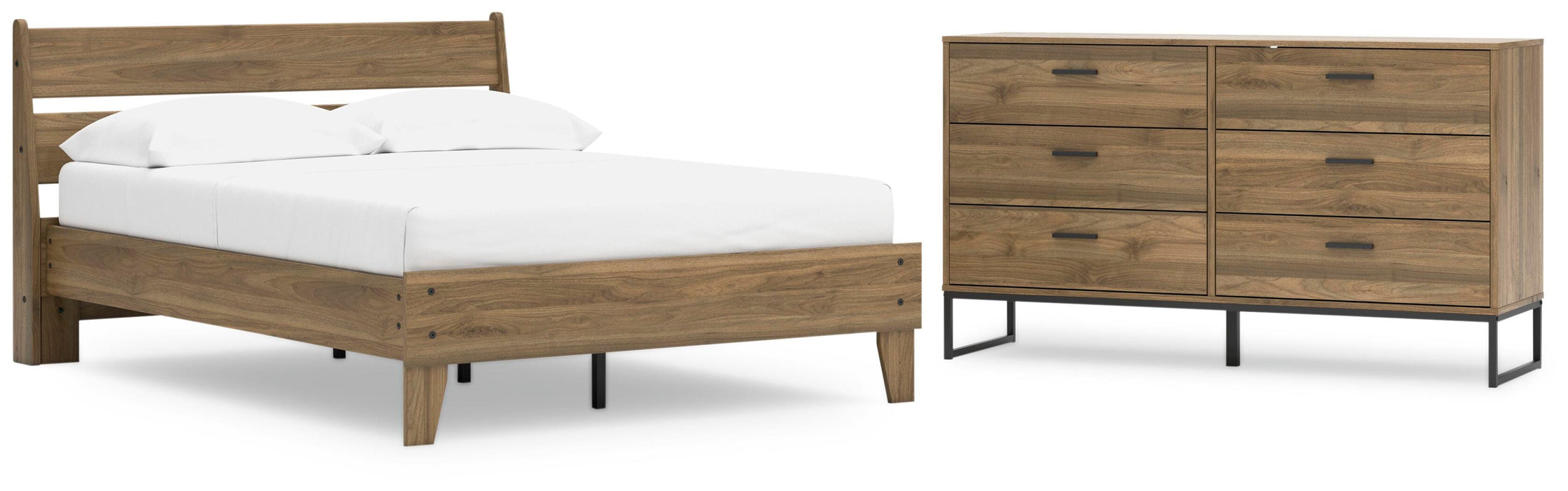 Deanlow Bedroom Package - MI Hometown Furnishings (MI)*