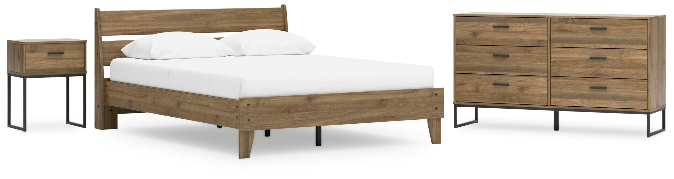 Deanlow Bedroom Package - MI Hometown Furnishings (MI)*