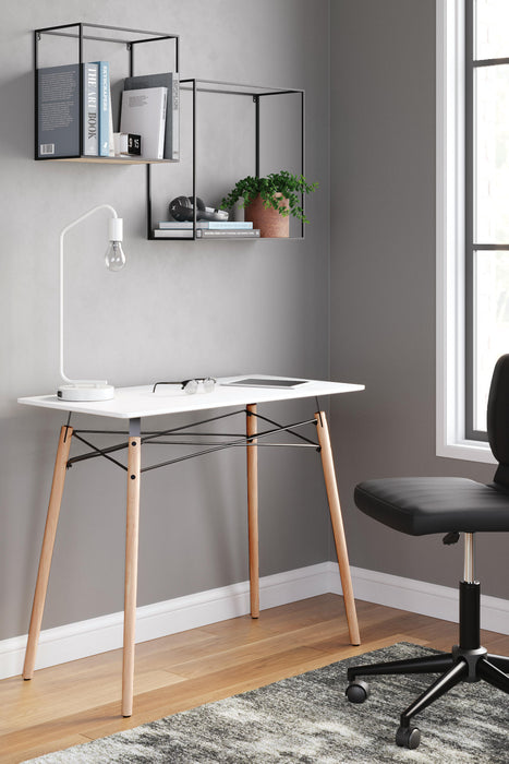 Jaspeni Home Office Desk - MI Hometown Furnishings (MI)*