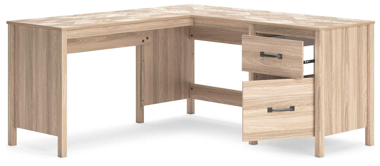Battelle 60" Home Office Desk with Return - MI Hometown Furnishings (MI)*