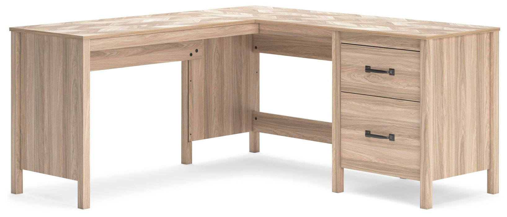 Battelle 60" Home Office Desk with Return - MI Hometown Furnishings (MI)*