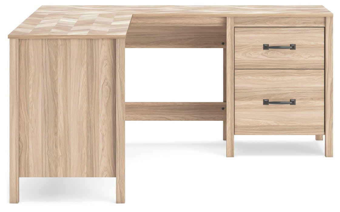 Battelle 60" Home Office Desk with Return - MI Hometown Furnishings (MI)*