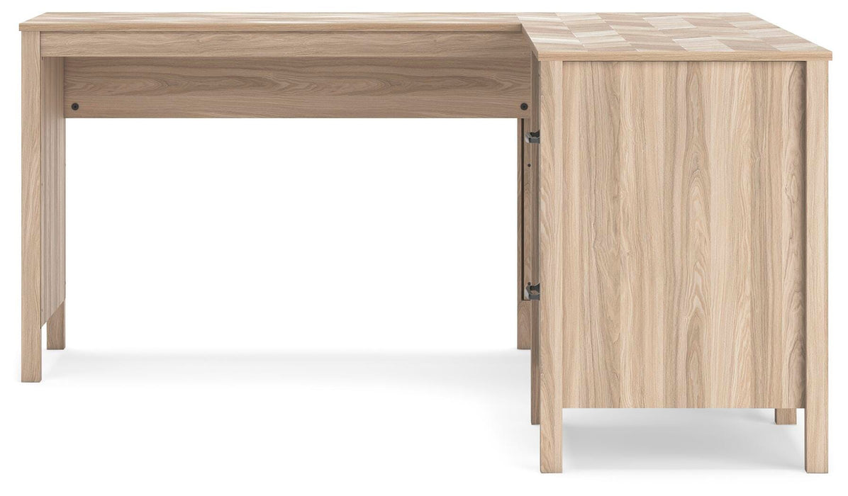 Battelle 60" Home Office Desk with Return - MI Hometown Furnishings (MI)*