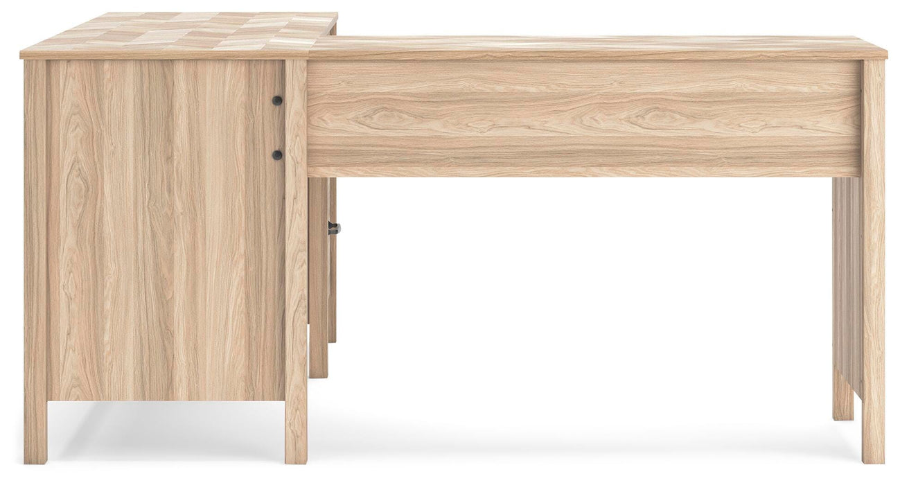 Battelle 60" Home Office Desk with Return - MI Hometown Furnishings (MI)*