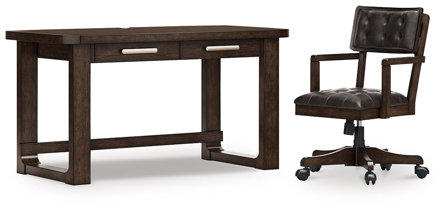 Breckington Home Office Set - MI Hometown Furnishings (MI)*