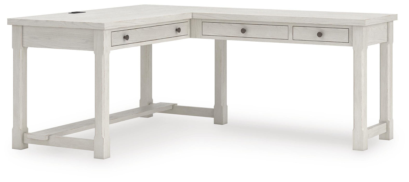 Robbinsdale L-Shaped Home Office Desk - MI Hometown Furnishings (MI)*