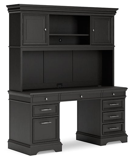 Beckincreek Home Office Credenza with Hutch