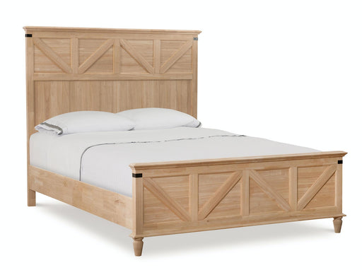 Beds The Farmhouse Chic Rustic Bed: Available K & Q image