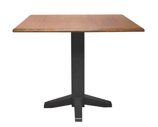 John Thomas Furniture Dining Essentials 36" Dropleaf Table in Cinnamon/Espresso image