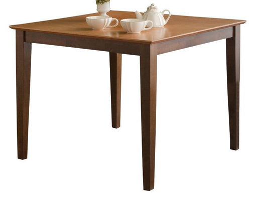 John Thomas Furniture Dining Essentials 60" Rectangular Dining Table in Cinnamon & Espresso-30S image