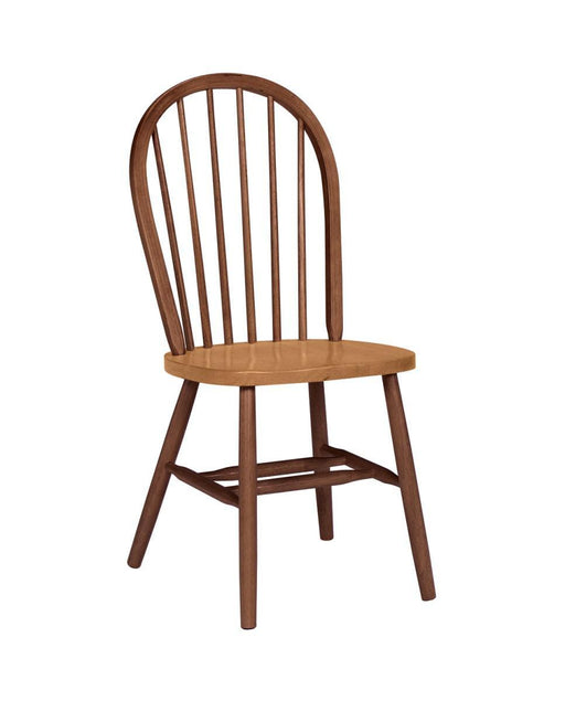 John Thomas Furniture Dining Essentials Windsor Side Chair (Set of 2) in Cinnamon/Espresso image