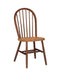 John Thomas Furniture Dining Essentials Windsor Side Chair (Set of 2) in Cinnamon/Espresso image