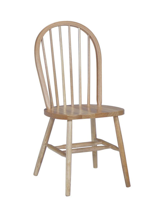 John Thomas Furniture Dining Essentials Windsor Side Chair (Set of 2) in Natural image