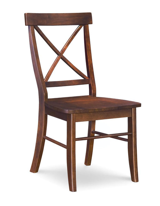 John Thomas Furniture Home Accents X-back Chair in Espresso image