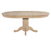 Standard Dining 54" Butterfly Leaf Extension Table Top w/ 30" H Round Pedestal image