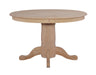 Standard Dining 48" Round Table Top w / 30" H Round Pedestal image