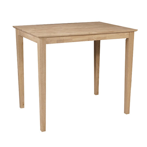 Tables Rectangle Table Top w/ 36" Shaker Legs image