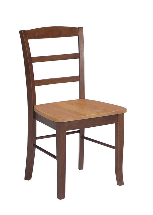John Thomas Furniture Dining Essentials Madrid Side Chair (Set of 2) in Cinnamon/Espresso image