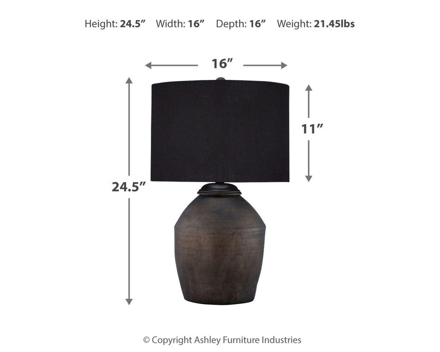 Naareman Lamp Set - MI Hometown Furnishings (MI)*
