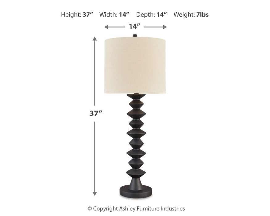 Luanndon Lamp Set - MI Hometown Furnishings (MI)*