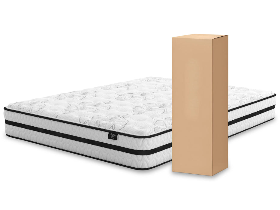 Chime 10 Inch Hybrid Mattress Package - MI Hometown Furnishings (MI)*