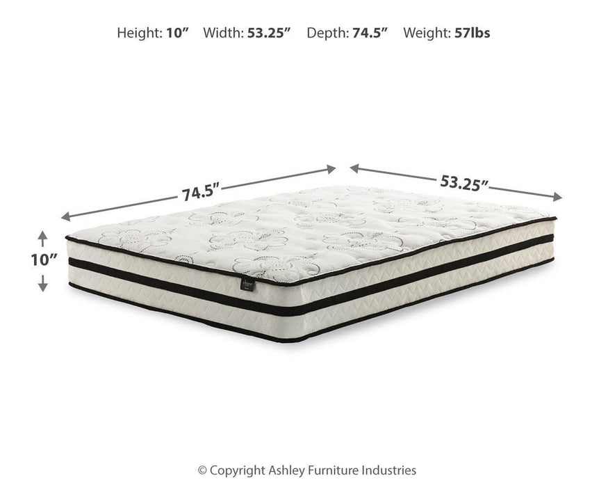 Chime 10 Inch Hybrid Mattress in a Box - MI Hometown Furnishings (MI)*