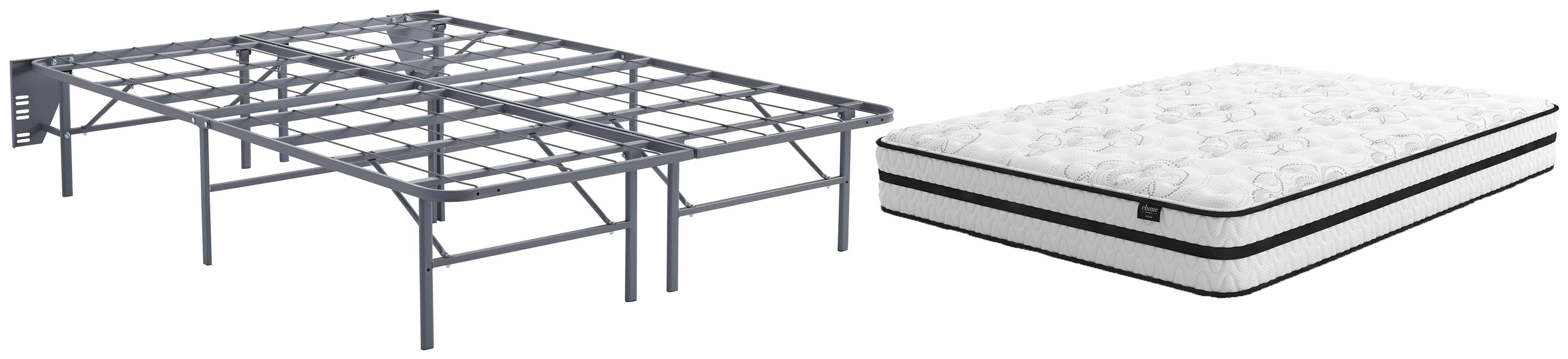 Chime 10 Inch Hybrid Mattress Package - MI Hometown Furnishings (MI)*