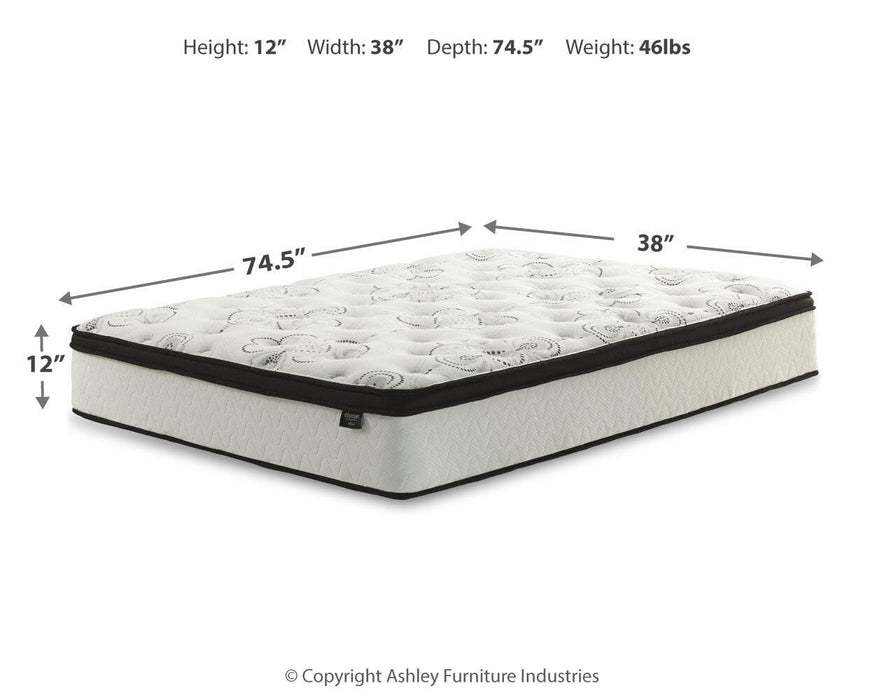 Chime 12 Inch Hybrid Mattress in a Box - MI Hometown Furnishings (MI)*