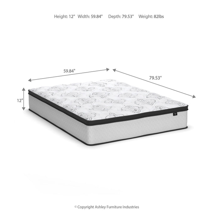 Chime 12 Inch Hybrid Mattress in a Box - MI Hometown Furnishings (MI)*