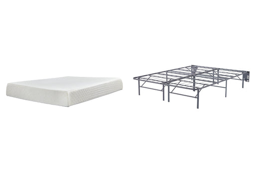10 Inch Chime Memory Foam Mattress Set - MI Hometown Furnishings (MI)*
