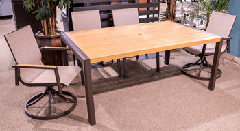 Carmel Highlands Outdoor Dining Table - MI Hometown Furnishings (MI)*
