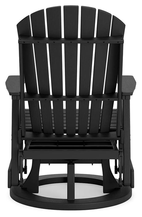 Hyland wave Outdoor Swivel Glider Chair - MI Hometown Furnishings (MI)*