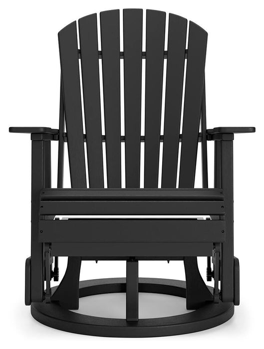 Hyland wave Outdoor Swivel Glider Chair - MI Hometown Furnishings (MI)*