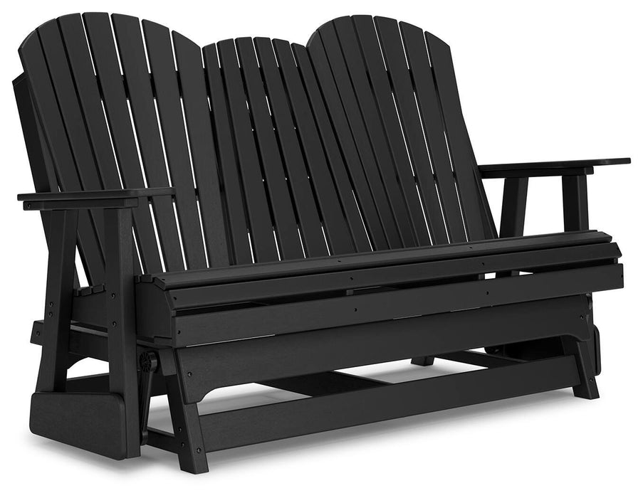 Hyland wave Outdoor Glider Loveseat - MI Hometown Furnishings (MI)*
