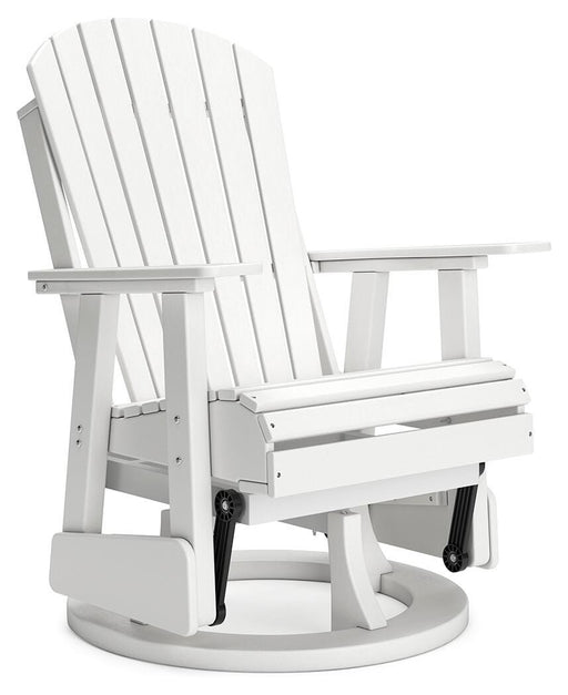 Hyland wave Outdoor Swivel Glider Chair - MI Hometown Furnishings (MI)*