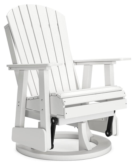 Hyland wave Outdoor Swivel Glider Chair - MI Hometown Furnishings (MI)*