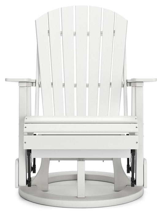 Hyland wave Outdoor Swivel Glider Chair - MI Hometown Furnishings (MI)*