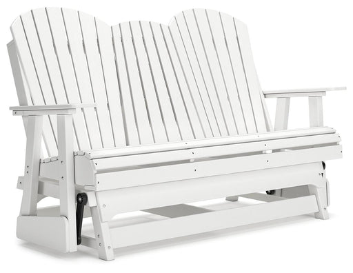Hyland wave Outdoor Glider Loveseat - MI Hometown Furnishings (MI)*
