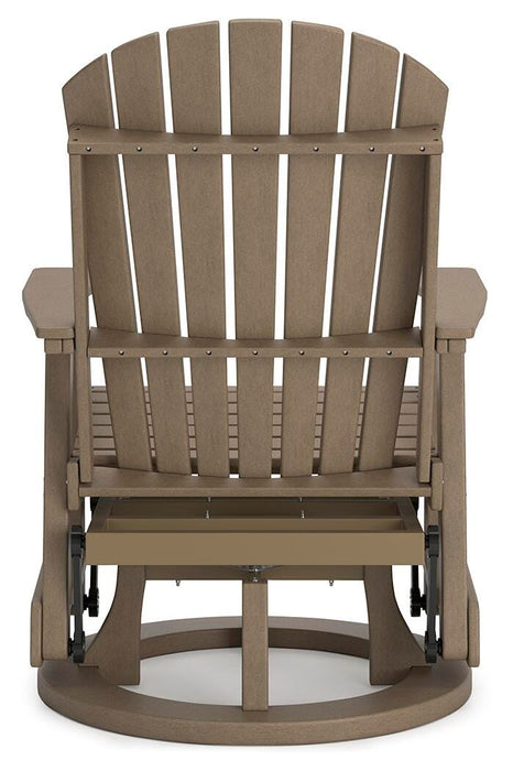 Hyland wave Outdoor Swivel Glider Chair - MI Hometown Furnishings (MI)*