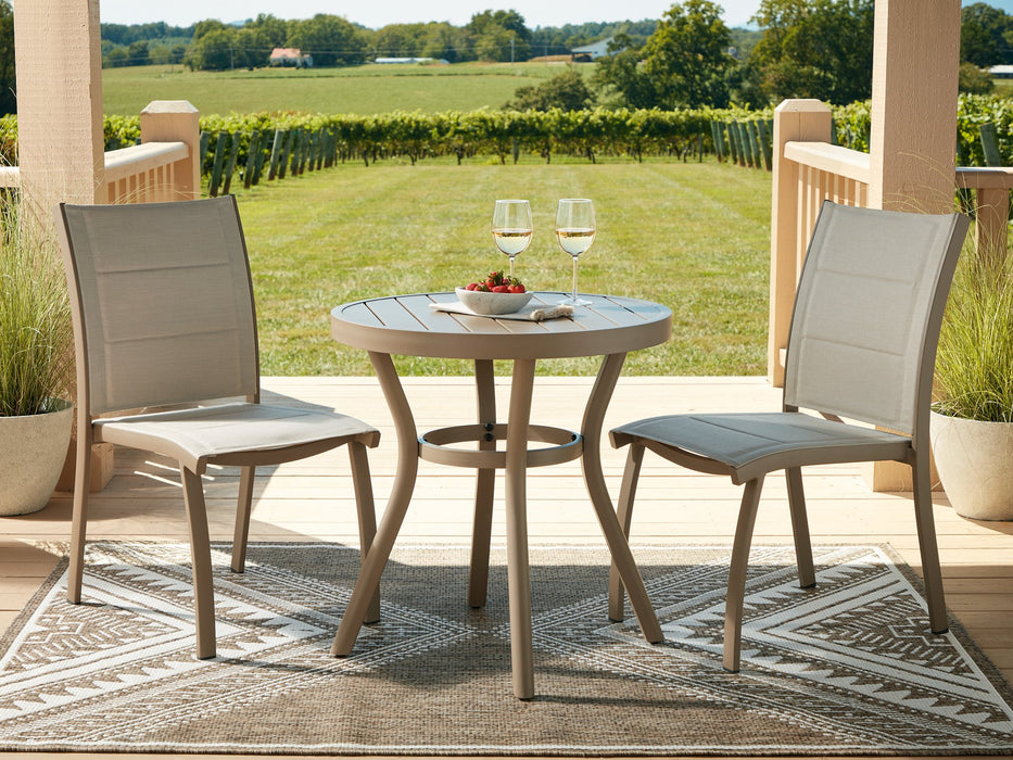 Mission Beach Outdoor Table and 2 Chairs - MI Hometown Furnishings (MI)*