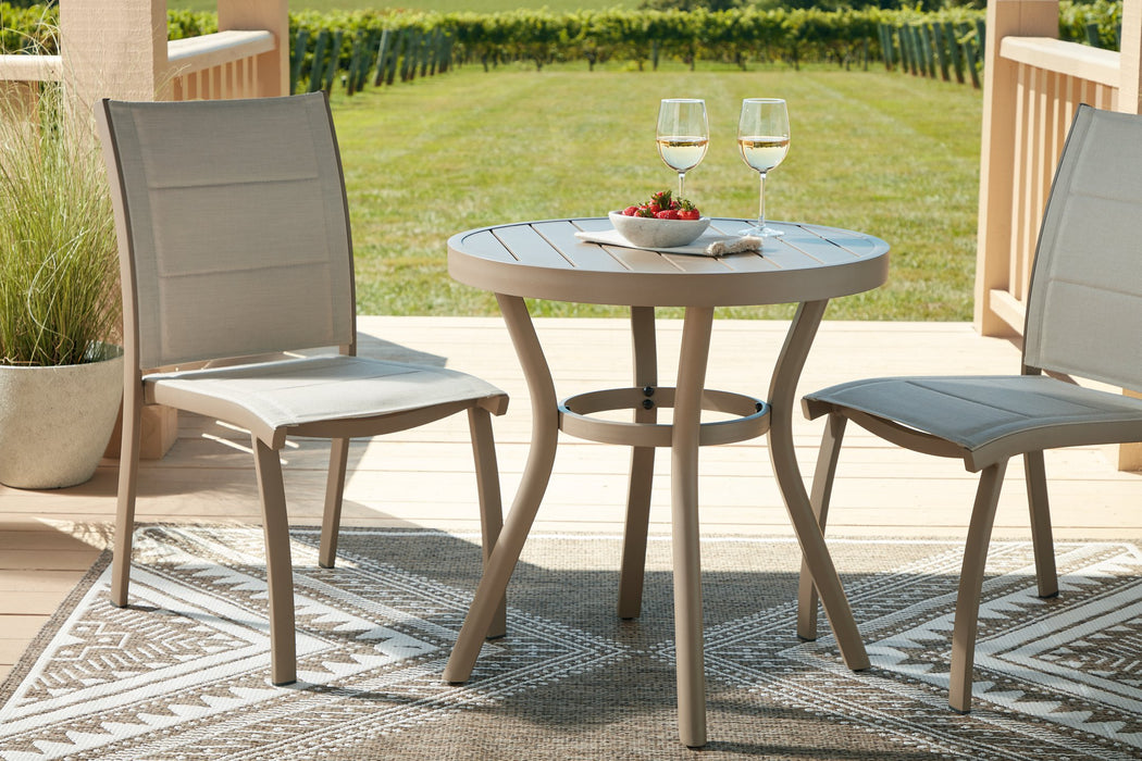 Mission Beach Outdoor Table and 2 Chairs - MI Hometown Furnishings (MI)*