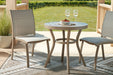 Mission Beach Outdoor Table and 2 Chairs - MI Hometown Furnishings (MI)*