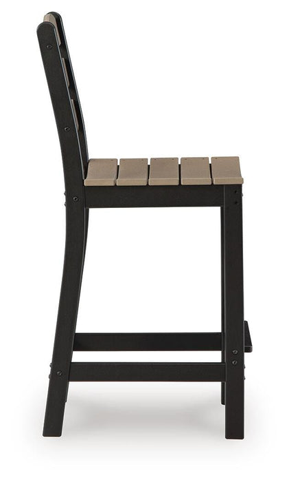 Shoreline Beach Outdoor Counter Table and 2 Barstools - MI Hometown Furnishings (MI)*