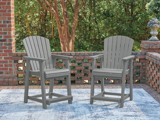 Sanctuary Beach Outdoor Counter Height Bar Stool (Set of 2) - MI Hometown Furnishings (MI)*